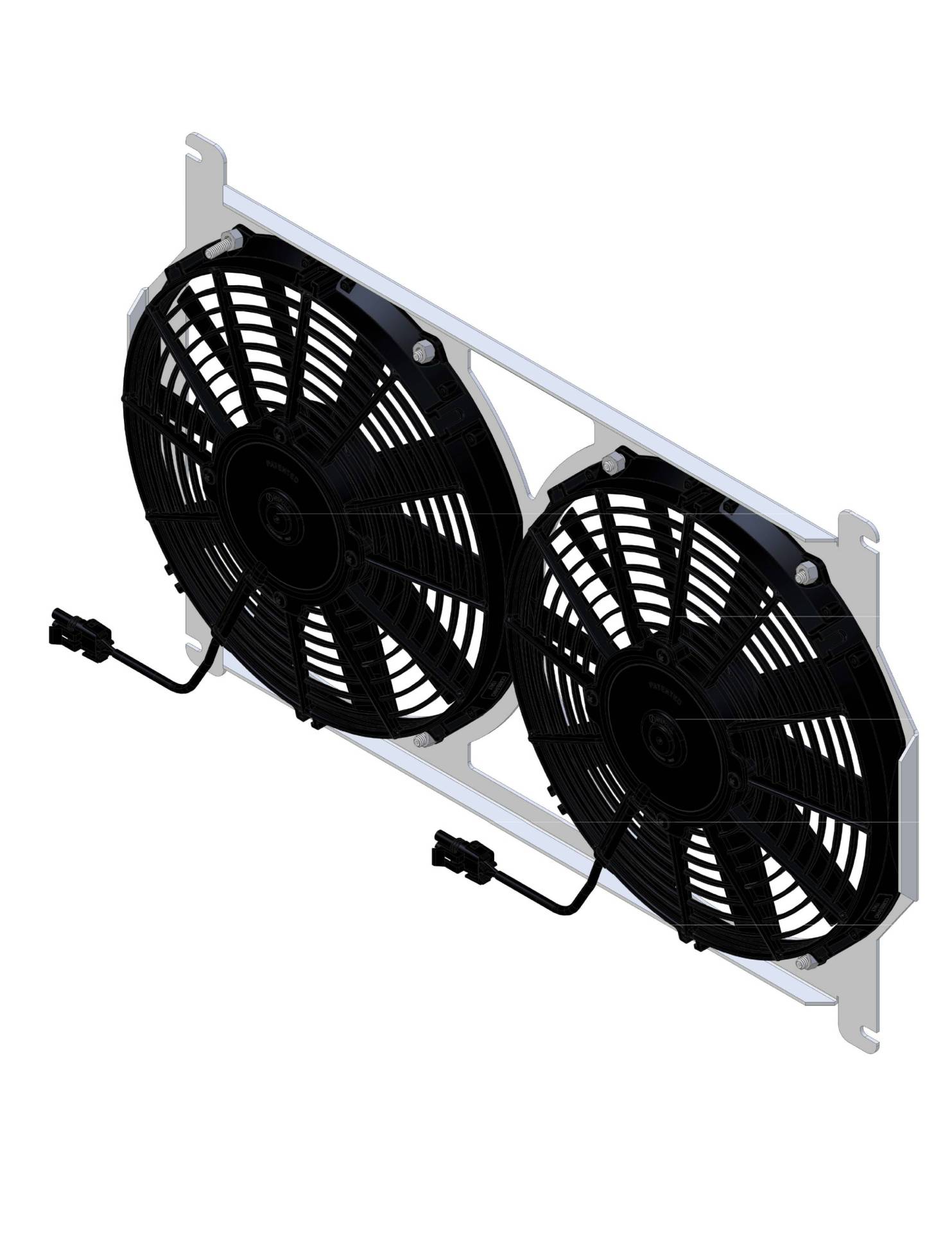 thumbnail image 2 of 3-Row Aluminum Radiator With Shroud & Fan For 1962-1967 Chevy Nova II | V8 | DH Racing Parts 2 of 6