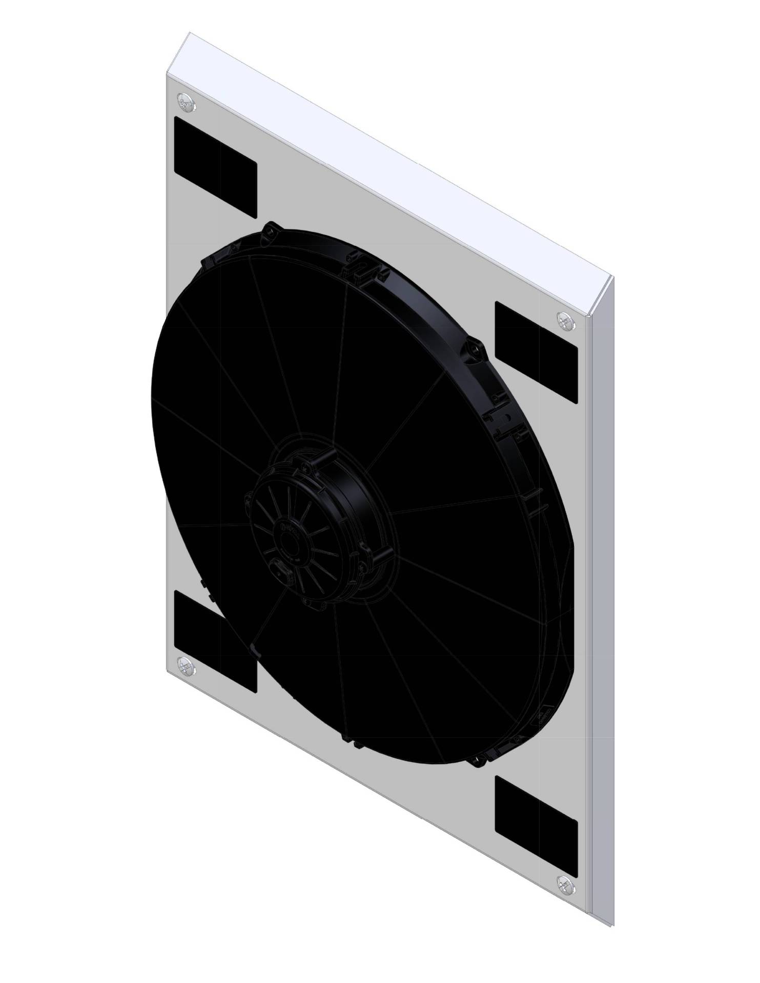 Wizard Cooling Inc - 1938 Chevrolet Car - MEDIUM PROFILE Fan and Shroud - 10502-008MD