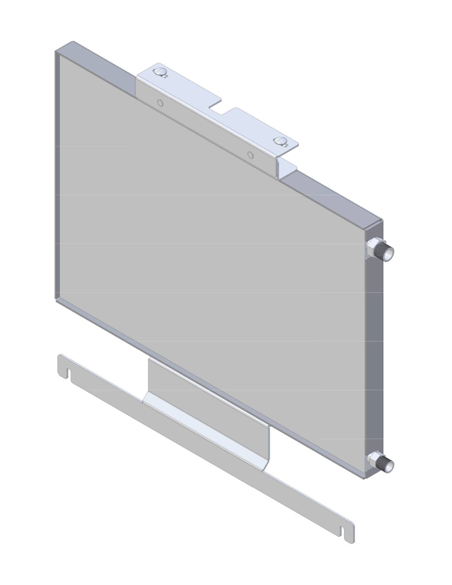 Wizard Cooling Inc - 1966-1967 Lincoln Aluminum Radiator (AC CONDENSER) - 41003-000AC