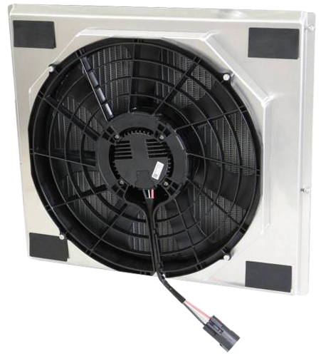 Wizard Cooling Inc - 1942-1952 Ford Trucks (SHROUD w/ BRUSHLESS FAN, 500 WATT)- 98500-008BL500