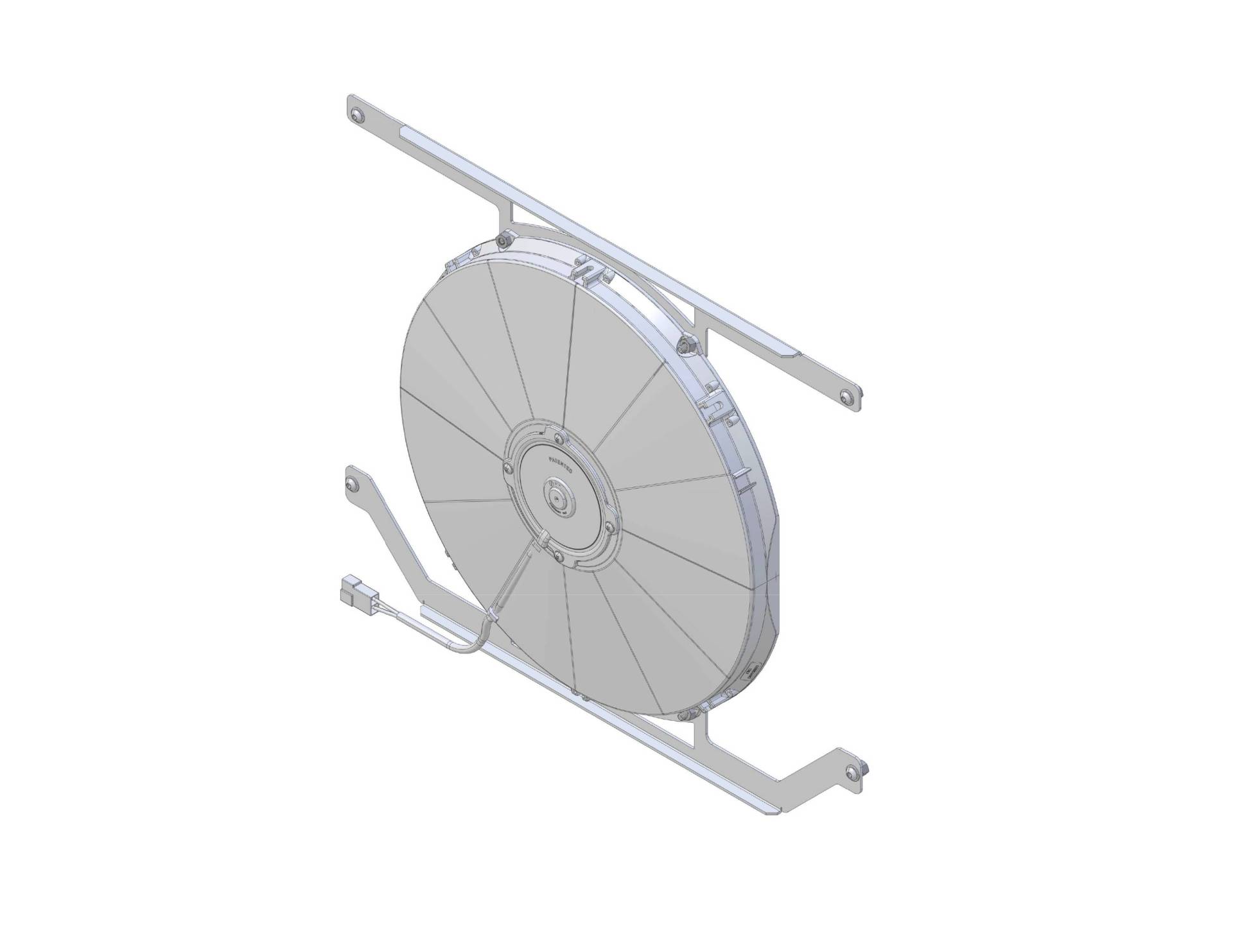 Wizard Cooling Inc - 1946-1948 Chevrolet Street Rod / 6 CYL CORE SUPPORT (BRACKET w/ HIGH PERFORMANCE FAN) - 10514-001HP