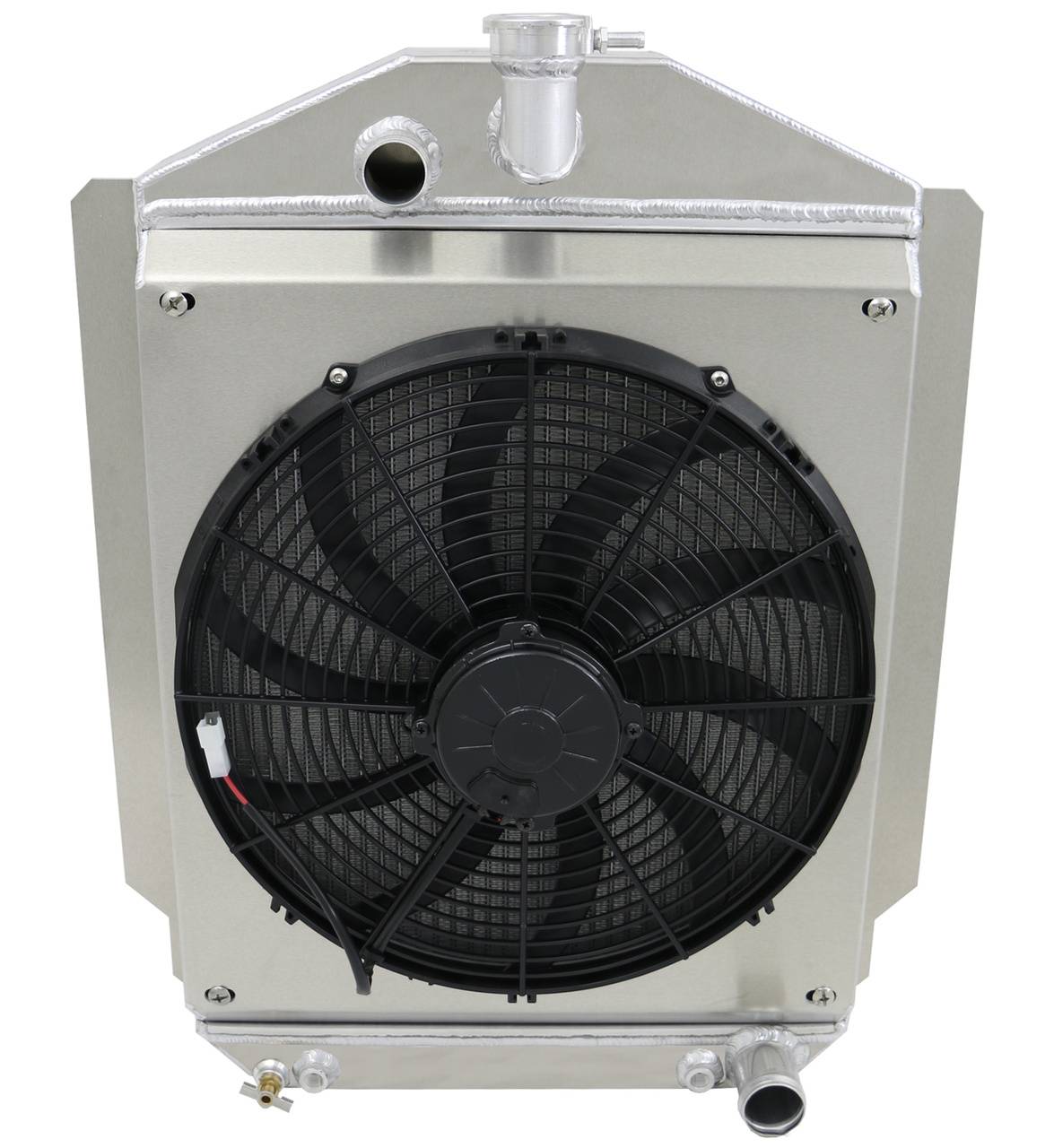 Wizard Cooling Inc - 1940-1941 Chevrolet Street Rod (SHROUD w/ MEDIUM PROFILE Fan) - 10504-008MD