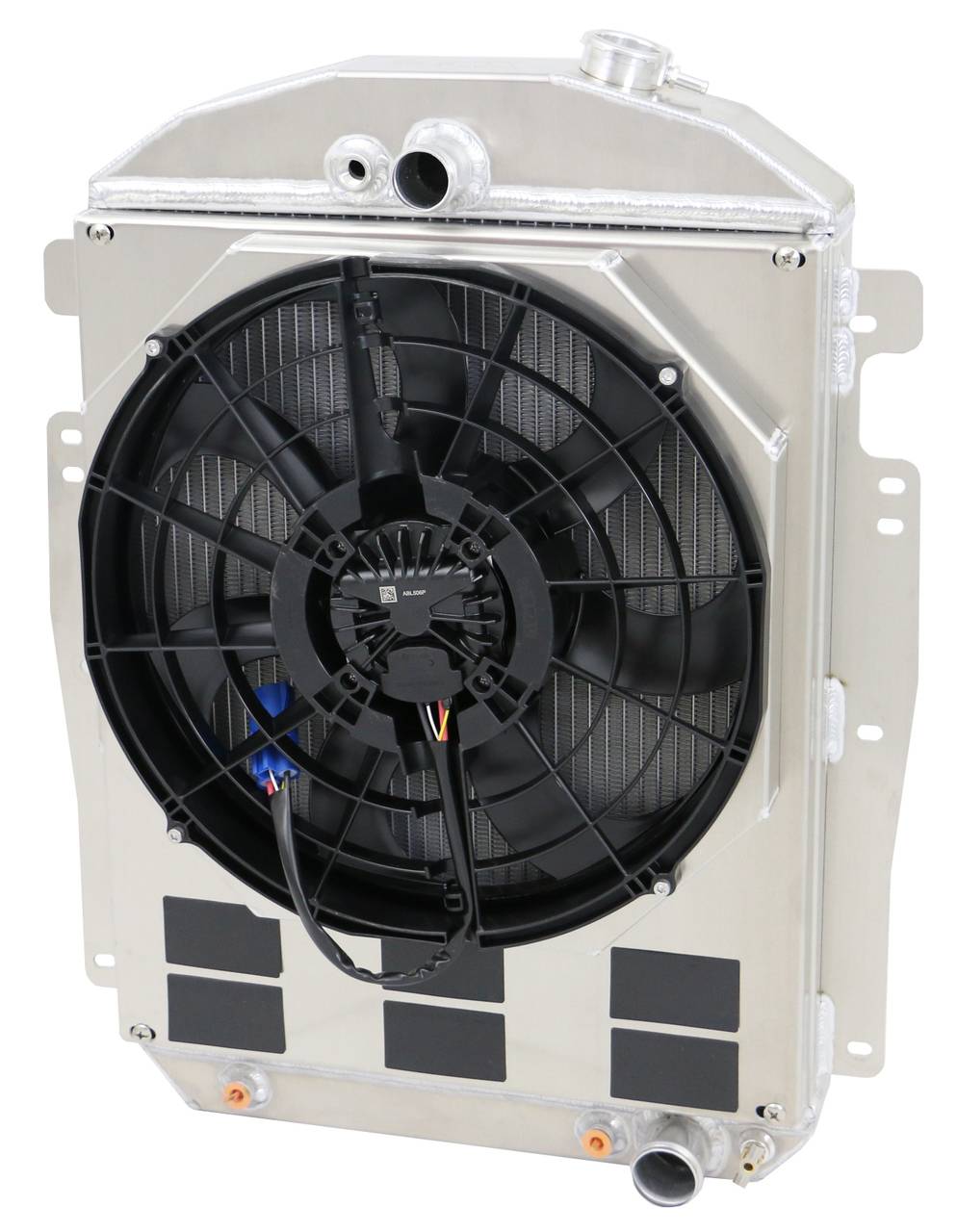 Wizard Cooling Inc - 1937-1939 Chevrolet Trucks (SHROUD w/ BRUSHLESS Fan, 300 WATT) - 80516-108BL300