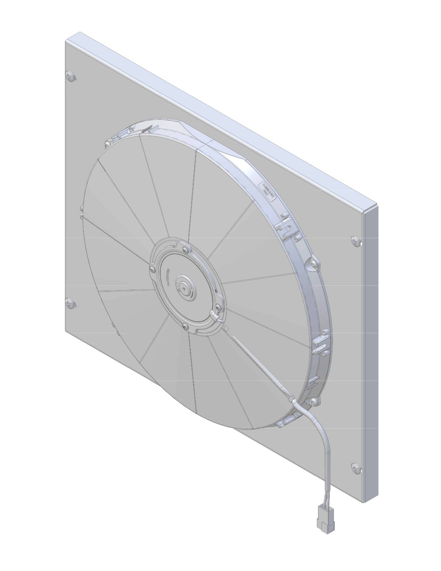 Wizard Cooling Inc - 1962-1968 Ford Fairlane & 1966-70 Falcon (SHROUD w/ LOW PROFILE FAN) - 260-008LP