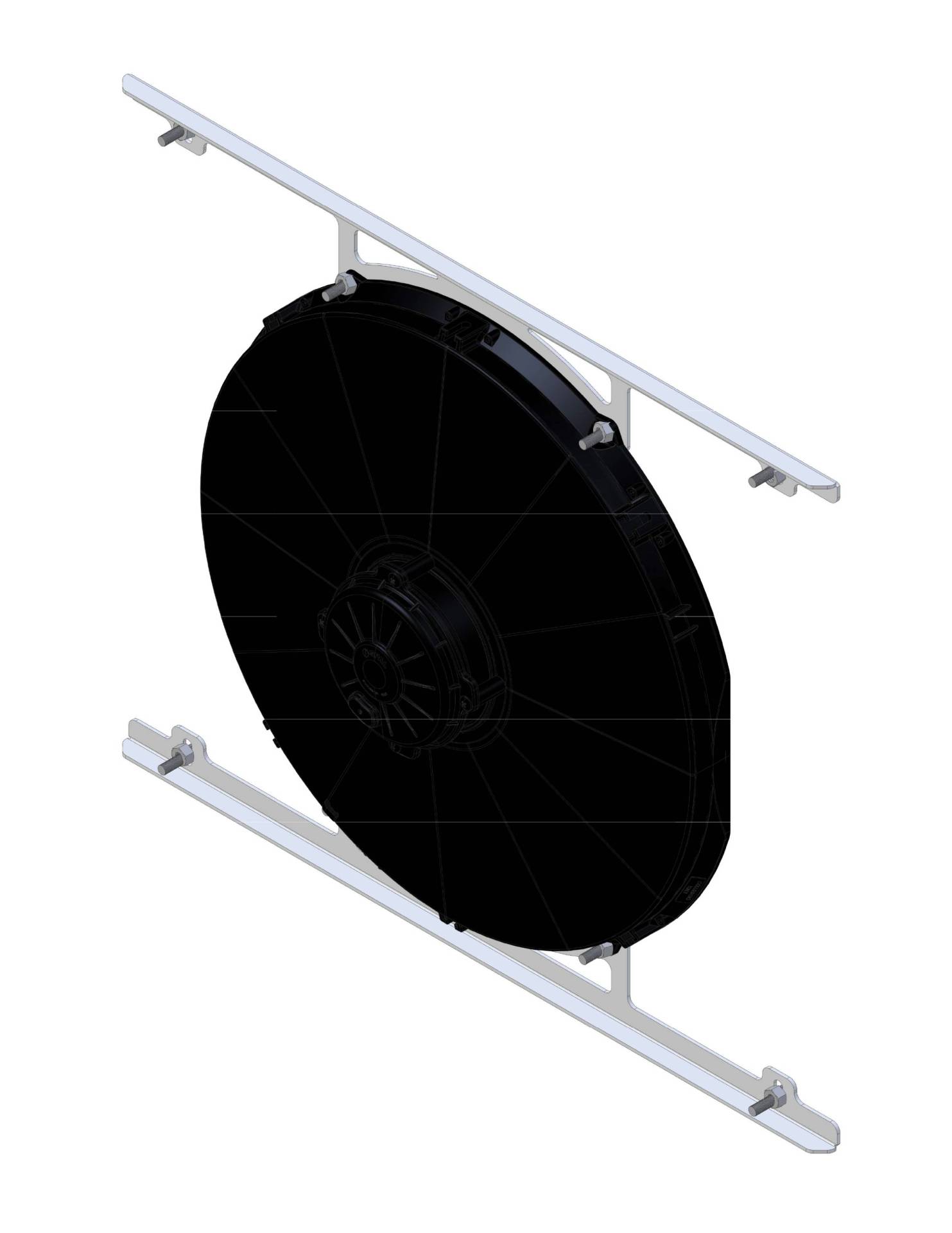 Wizard Cooling Inc - 1961.5- 1963 Ford Thunderbird (BRACKET w/ HIGH PERFORMANCE FAN) - 1630-001HP