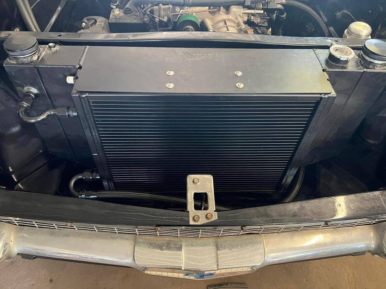 Wizard Cooling Inc #-1657-218CFCLSBLACINXX3 1956-1957 CHEVROLET