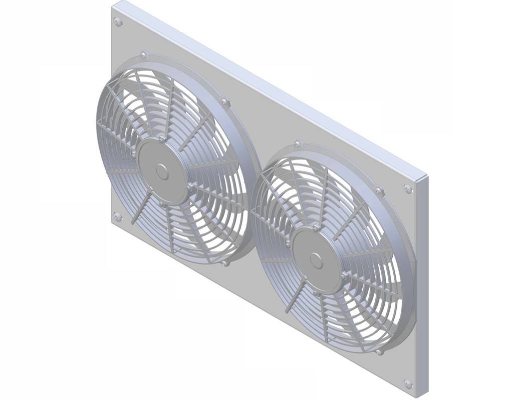 Wizard Cooling Inc - 1961-1963 Bel Air/Impala (Shroud w/ Medium Duty Fans) - 10267-002MD