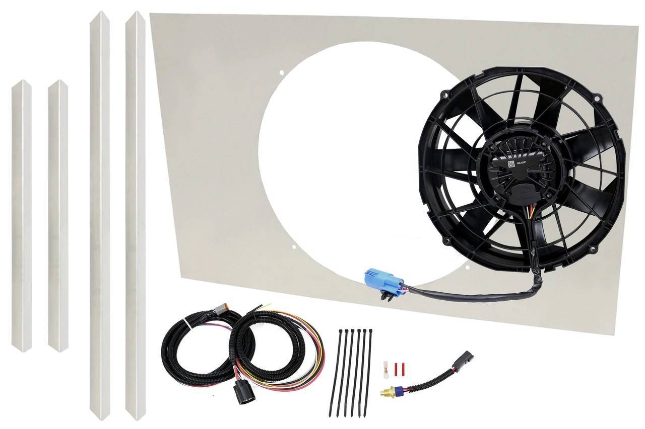 Spal - 11" Brushless Fan And DIY Shroud Kit