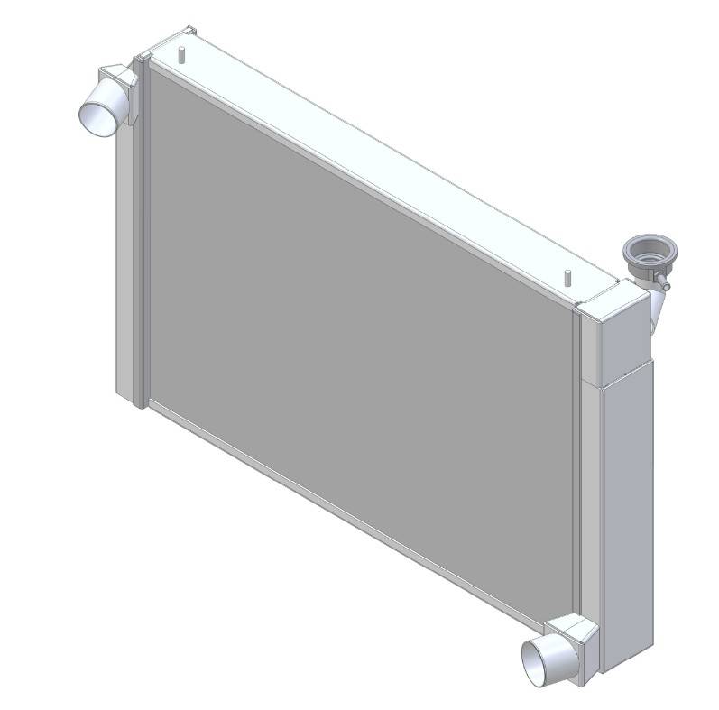 Wizard Cooling Inc - 1992-93 Dodge Viper Aluminum Radiator - 1677-100
