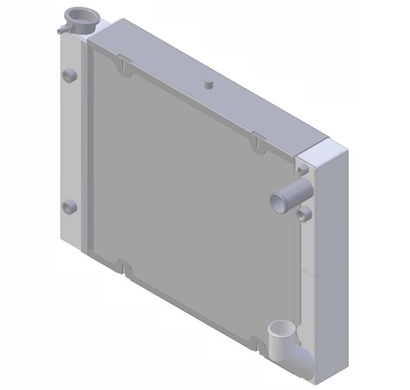 Wizard Cooling Inc - Wizard Cooling - 1961-1962 Chevrolet Corvette (LS Swap) Aluminum Radiator - 2-110LS