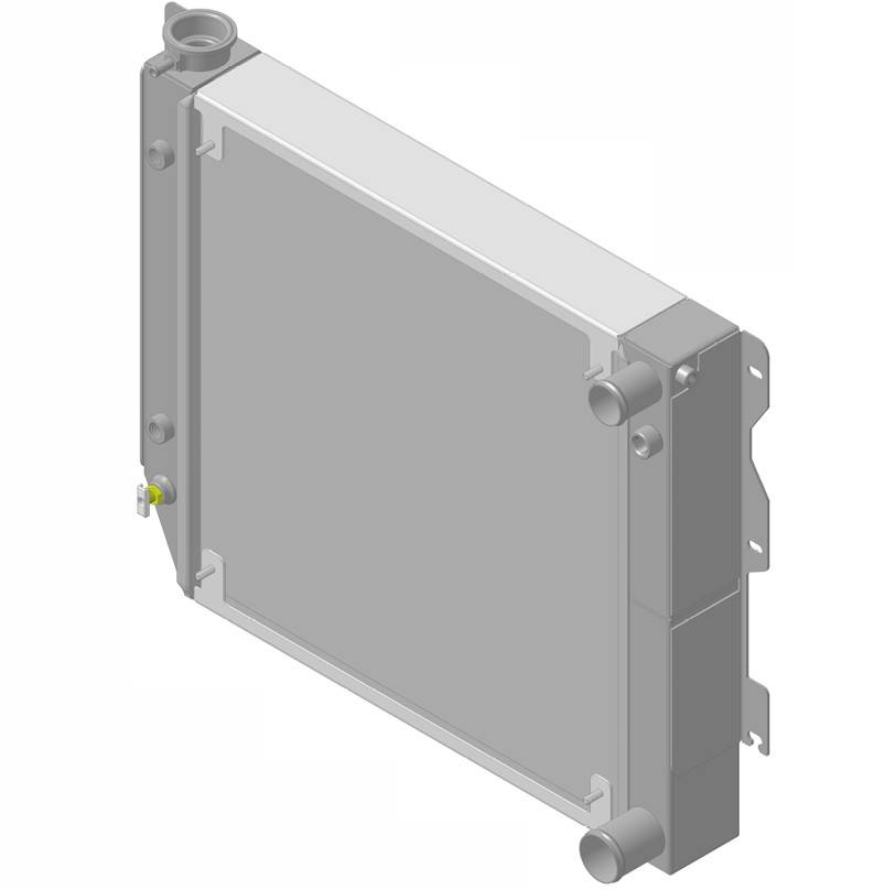 Wizard Cooling Inc - Wizard Cooling - 1987-2006 Jeep Wrangler (YJ&TJ) Crossflow Aluminum Radiator (LS Engine Swap) - 1014-110LS