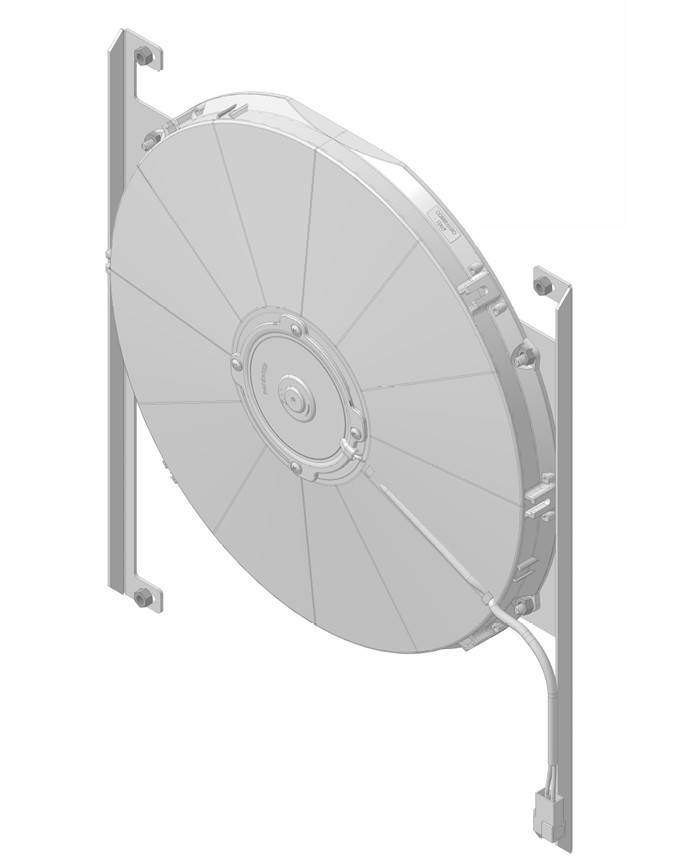 Wizard Cooling Inc - 1936 Plymouth Street Rod (Bracket w/ PULLER Low Profile FAN) - 92002-001LP