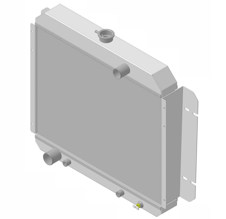 Wizard Cooling Inc - 1968-1979 Ford F-100 Pickup Truck Aluminum - 395-110