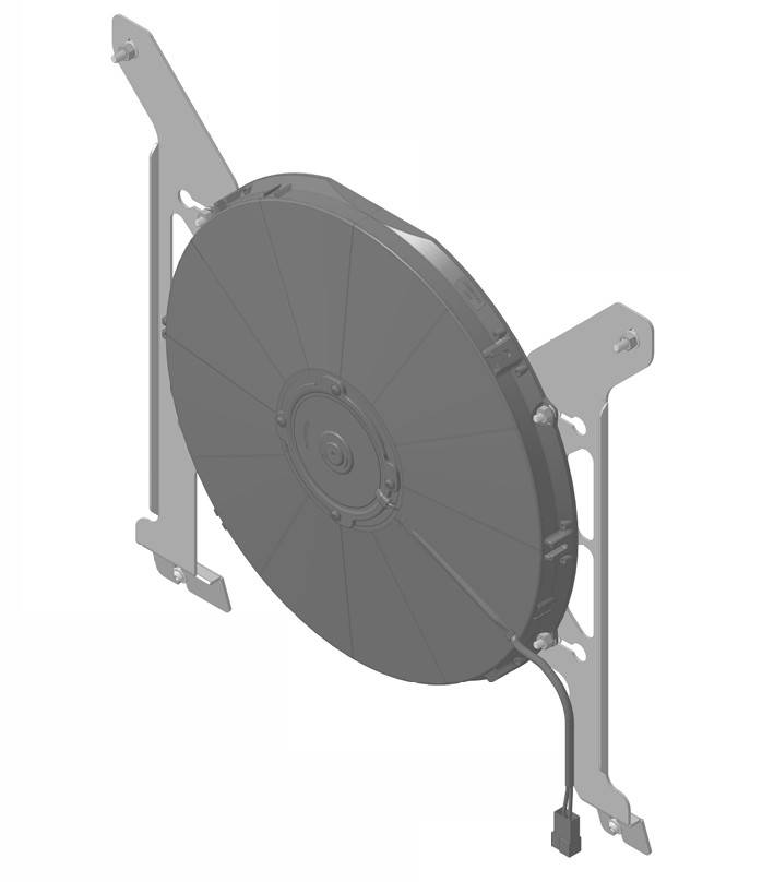 Wizard Cooling Inc - 1961.5- 1963 Ford Thunderbird (BRACKET w/ PUSHER MEDIUM DUTY FAN) - 1630-007MD