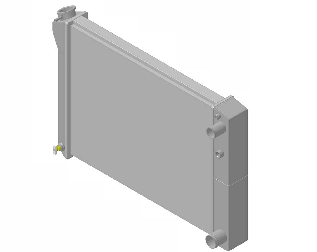 Wizard Cooling Inc - Wizard Cooling - 1966-1968 Chevrolet Corvette Aluminum Radiator (LS Swap) - 615-200LS