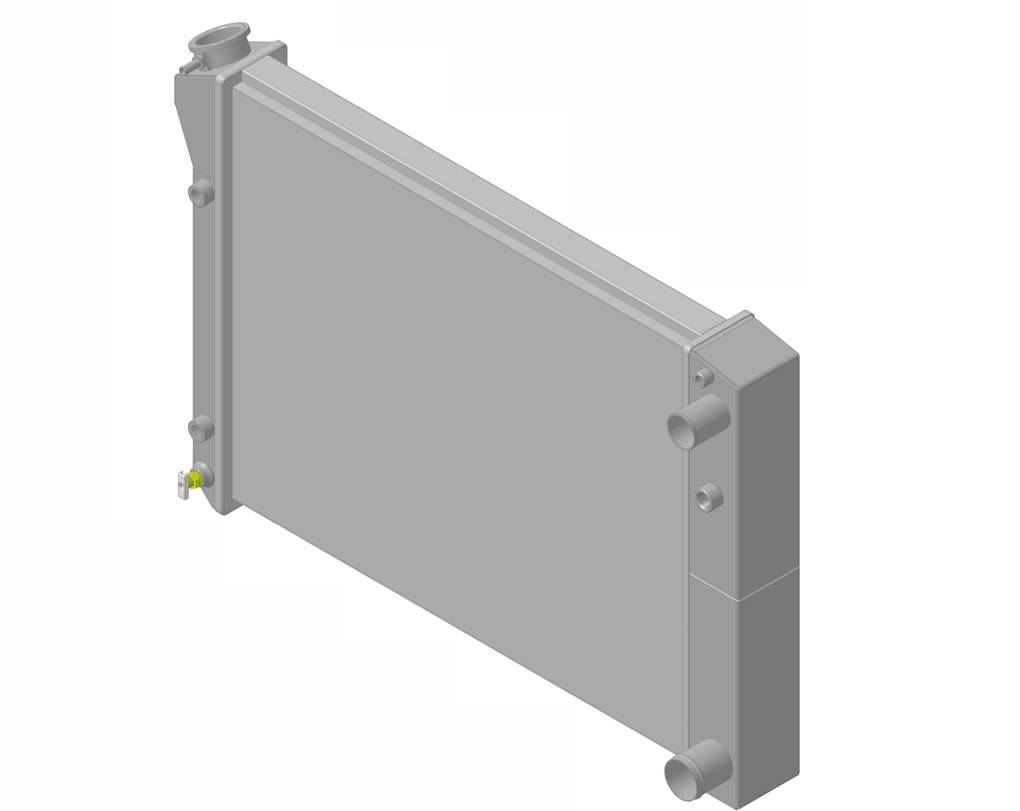 Wizard Cooling Inc - Wizard Cooling - 1966-1968 Chevrolet Corvette Aluminum Radiator (LS Swap) - 615-110LS