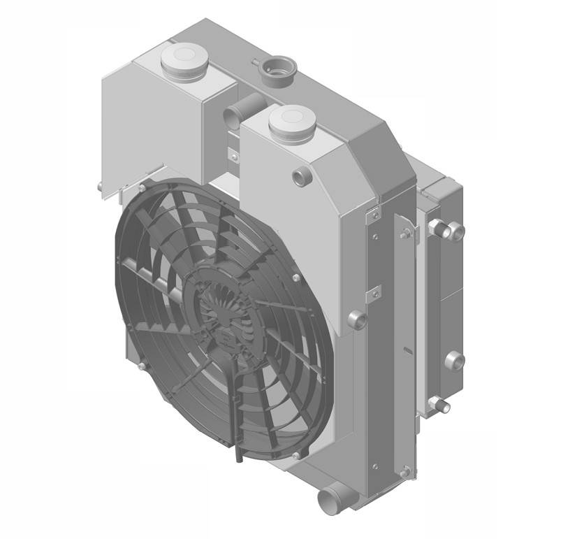Wizard Cooling Inc - 1947-1954 Chevrolet Trucks Custom Aluminum Radiator With Brushless Fan Shroud  LS-SUPERCHARGED Swap
