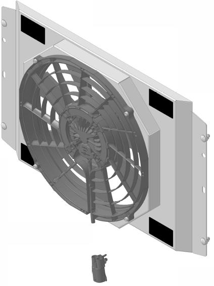 Wizard Cooling Inc - 1966-71 International Scout 800  (BRUSHLESS FAN) - 138-008BL300