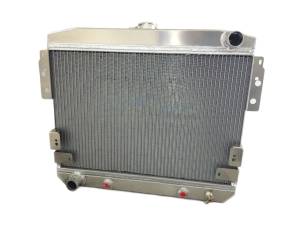 Wizard Cooling Inc - 1974-1978 Ford Mustang II Aluminum Radiator and BRUSHLESS FAN PACKAGE MANUAL STANDARD CORE 1" TUBES - Image 5