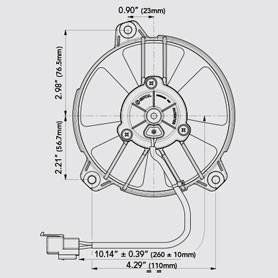 Spal - 5.2" Low Profile Puller Fan - Image 2