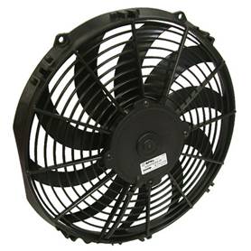 12" Low Profile Curved Blade Puller Fan