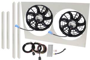 Spal - 15" Dual Brushless Fan (300 Watts) DIY Shroud Kit - Image 1