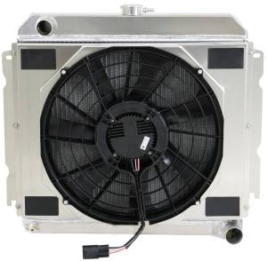 Wizard Cooling - 1966-1969 22" Core Mopar Aluminum Radiator w/ Brushless Fan - 1635-108BL