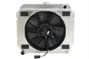 Wizard Cooling Inc - Wizard Cooling - 1966-1969 22" Core Mopar Aluminum Radiator (w/ Brushless fan) - 1636-218BL - Image 2