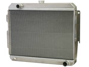 Wizard Cooling Inc - Wizard Cooling - 1966-1969 26", Small Block, Mopar Applications Aluminum Radiator - 1638-100 - Image 1