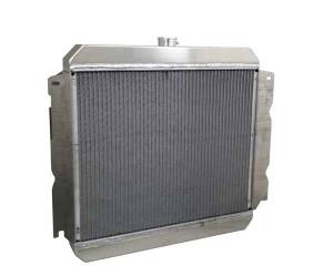 Wizard Cooling Inc - Wizard Cooling - 1970-1973 22" Mopar Applications (Passenger Side Inlet) Aluminum Radiator - 1646-200 - Image 1