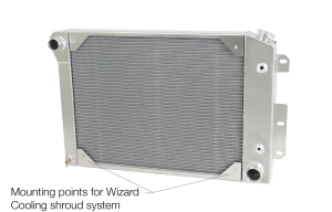 Wizard Cooling Inc - Wizard Cooling - 1967-1969 Chevrolet Camaro/ Z28/ Firebird Aluminum Radiator (BB & SB) - 370-210 - Image 1