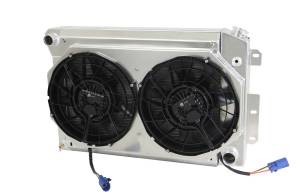 Wizard Cooling - 1967-1969 Chevrolet Camaro/ Z28/ Firebird (BB & SB W/ Brushless Fans & Shroud) Aluminum Radiator - 370-212BL