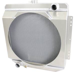 Wizard Cooling - 1956-57 Lincoln Aluminum Radiator (w/ OEM Style Shroud) - 41000-105