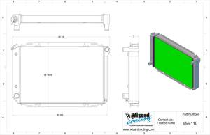 Wizard Cooling Inc - 1980-1993 Ford Mustang Aluminum Radiator - 556-200 - Image 5