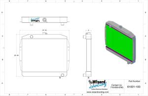 Wizard Cooling Inc - Wizard Cooling - 1955-57 Hudson Hornet Aluminum Radiator - 61001-210 - Image 3