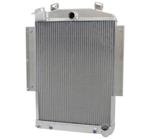 1937 Plymouth Street Rod Aluminum Radiator (Chevy Motor) - 92006-100