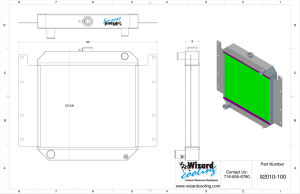 Wizard Cooling Inc - Wizard Cooling - 1961-64 Dodge D-100 Truck (V8) Aluminum Radiator - 92010-210 - Image 3