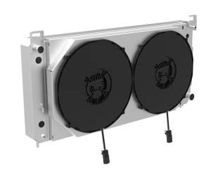 Wizard Cooling - 2001-2014 Various GM Applications Aluminum Radiator (BRUSHLESS FAN OPTIONS) - 9590-112BL