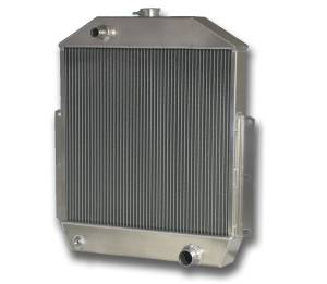 Wizard Cooling - 1942-1952 Ford Trucks with CHEVY V8 Motor Aluminum Radiator - 98501-100