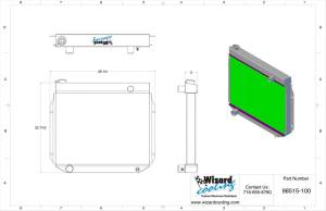 Wizard Cooling Inc - Wizard Cooling - 1957-1959 Ford Fairlane Aluminum Radiator - 98515-200 - Image 3