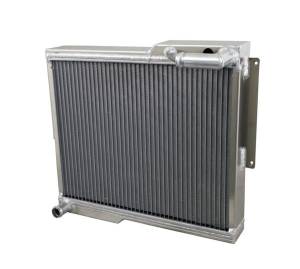 Wizard Cooling Inc - Wizard Cooling - 1977-1980 MGB Aluminum Radiator (w/ Angle Inlet) - 99065-100 - Image 1