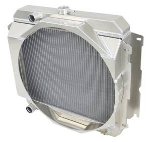 Wizard Cooling Inc - Wizard Cooling - 1970-1973 22" Mopar Applications Aluminum Radiator (W/ Mechanical Fan Shroud) - 1641-105 - Image 2