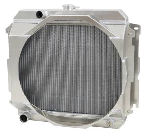 1970-1973 22" Mopar Applications Aluminum Radiator (W/ Mechanical Fan Shroud) - 1641-115