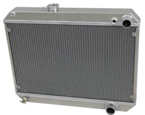  1964-1965 Pontiac GTO/Lemans/Tempest Aluminum Radiator (15.5" Core, Driver side Radiator Cap, LS Swap) - 27100-100LS