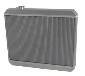 Wizard Cooling Inc - Wizard Cooling - 1963-1966 Chevrolet Trucks Aluminum Radiator With Dual Brushless Fan Shroud - 284-102BL - Image 2