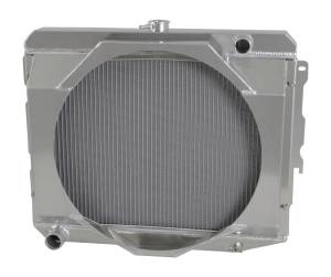 1970-73 26" B/B Mopar Applications Aluminum Radiator (w/ OEM Style Shroud) - 375-205