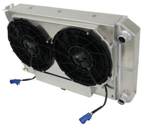 Wizard Cooling Inc - Wizard Cooling - 26.25" Various GM Applications Aluminum Radiator (LS SWAP, BRUSHLESS Fan Options) - 562-102LSBLXAC - Image 2