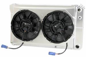 Wizard Cooling Inc - Wizard Cooling - 26.25" Various GM Applications Aluminum Radiator (LS SWAP, BRUSHLESS Fan Options) - 562-102LSBL - Image 1