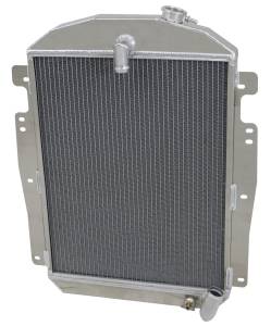 Wizard Cooling Inc - Wizard Cooling - 1937-1939 Chevrolet Trucks Aluminum Radiator (Straight 6, With AC Condenser) - 80516-500AC - Image 1