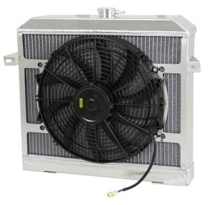 Wizard Cooling Inc - Wizard Cooling - 1959-1963 AC Greyhound Aluminum Radiator w/ FAN PACKAGE - 99090-101 - Image 1